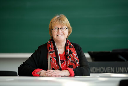 Ingrid Heynderickx, oud-decaan van de faculteit Industrial Engineering & Innovation Sciences, is ambassadeur integriteit van de TU/e. Foto: Bart van Overbeeke