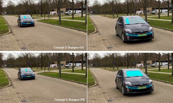 Distance-Dependent eHMIs for the Interaction Between Automated Vehicles and Pedestrians
