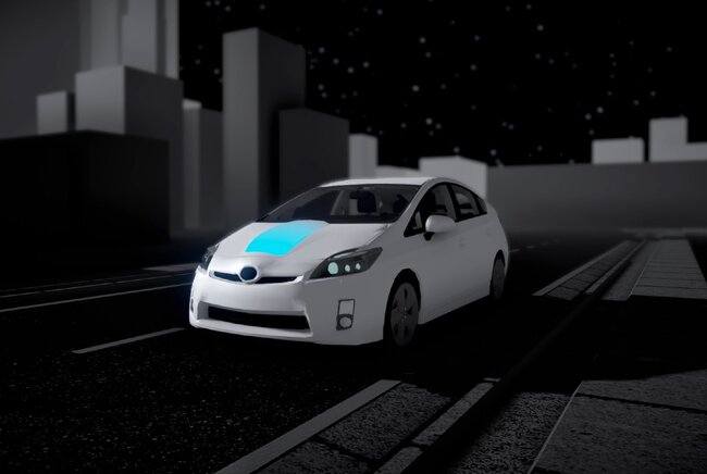 Concept eHMI for self-driving car