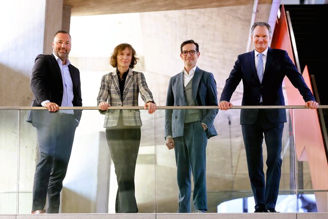 Patrick Groothuis, Silvia Lenaerts, Eric van der Geer-Rutten-Rijswijk and Robert-Jan Smits. Photo: Freekje Groenemans