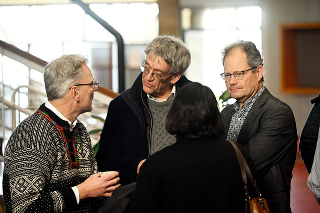 Jeroen Voeten (far right) at the symposium. Photo: Bart van Overbeeke