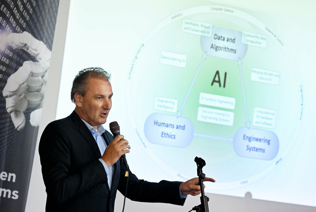 Wim Nuijten, scientific director of the Eindhoven Artificial Intelligence Systems Institute. Photo: Bart van Overbeeke