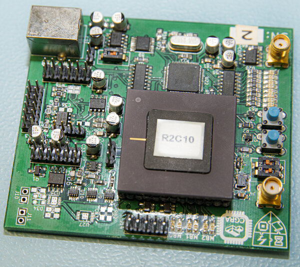 This chip plays a key role in the Convolve project (photo: Loraine Bodewes)