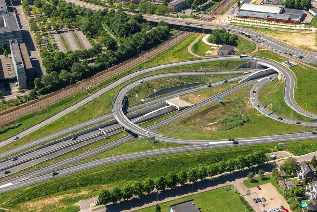 De Koning Willem-Alexandertunnel in Maastricht (Foto: Rijkswaterstaat).